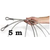 3. Kunststoffummantelte Stahlseil 5 m