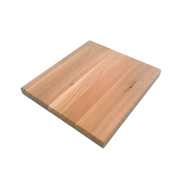 Massivholz-Tischplatte Eiche 80&times;80 cm
