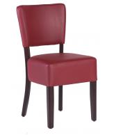 Stuhl Massimo ohne Armlehne, bordeaux - 3597