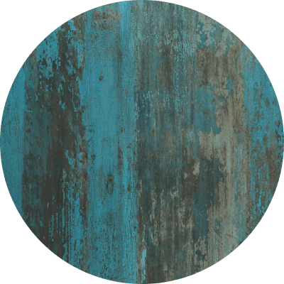 iCon -  Aqua painted metal